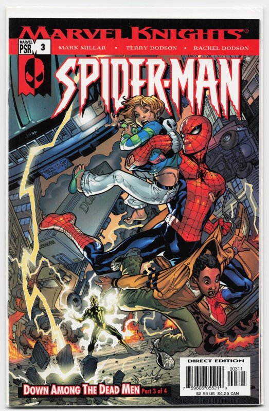 Marvel Knights Spider-Man #3 (Marvel Comics, 2004), raw, ungraded comic book — front cover
