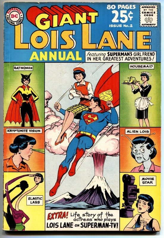 Lois Lane Annual #2 (1963), raw, ungraded comic book — front cover