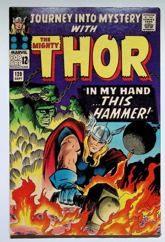 Journey into Mystery #120 (Marvel Comics, 1965), raw, ungraded comic book — front cover