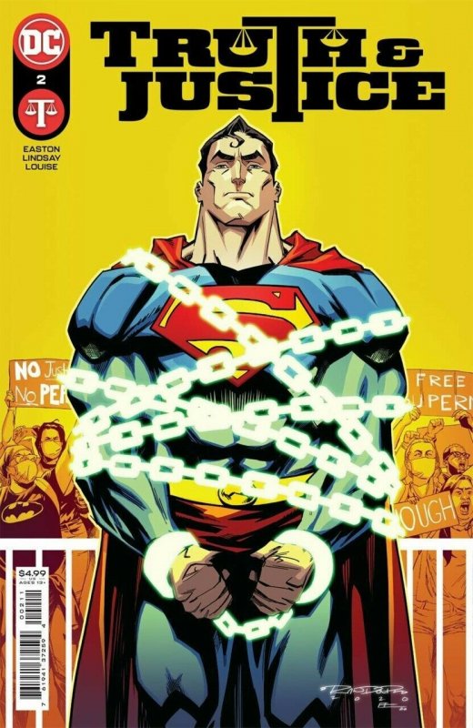 Truth & Justice #2 (DC Comics, 2021), raw, ungraded comic book — front cover