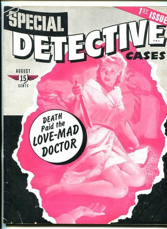 Special Detective Cases #1, raw, ungraded comic book — front cover