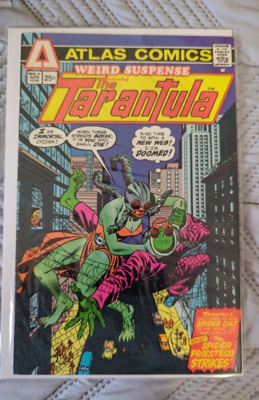 Weird Suspense #2 (Charlton Comics, 1975), raw, ungraded comic book — front cover