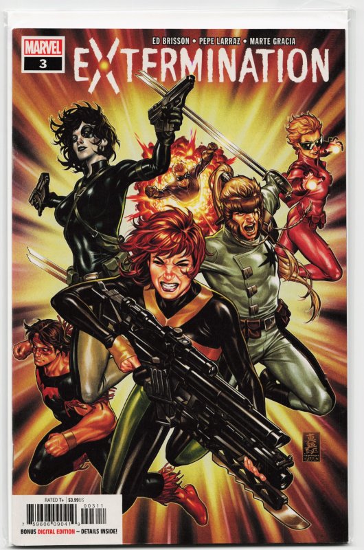 Extermination #3 (2018), raw, ungraded comic book — front cover
