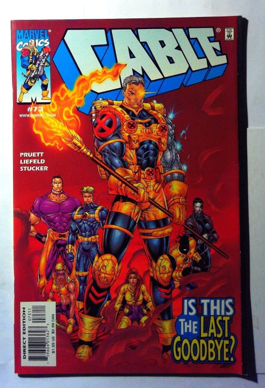 Cable #73 (Marvel Comics, 1999), raw, ungraded comic book — front cover