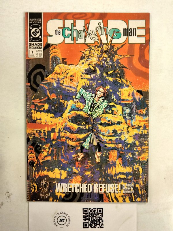 Shade the Changing Man #7 (DC Comics, 1978), raw comic book in NM condition — front cover