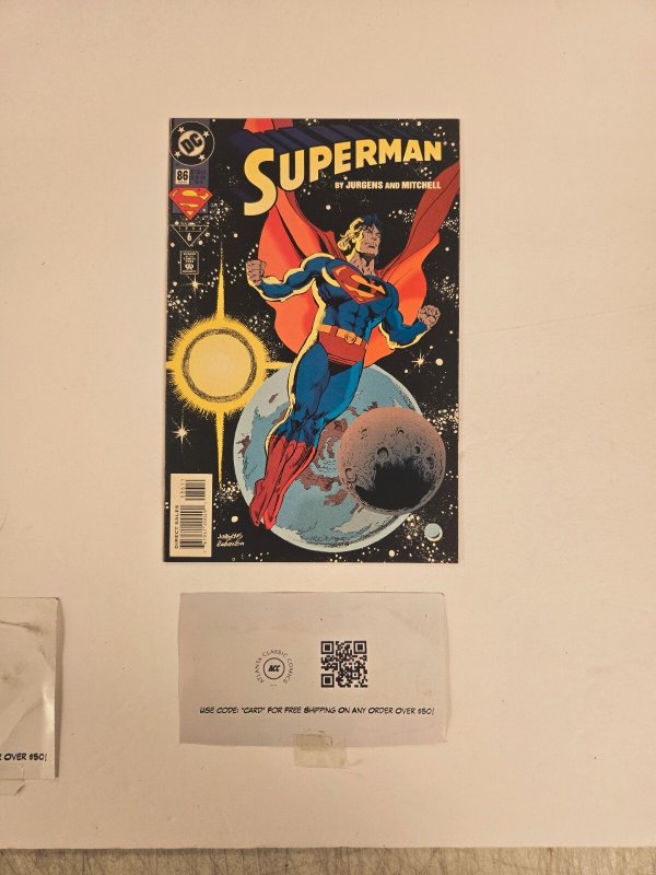 Superman #86 (DC Comics, 1954), raw comic book in NM condition — front cover