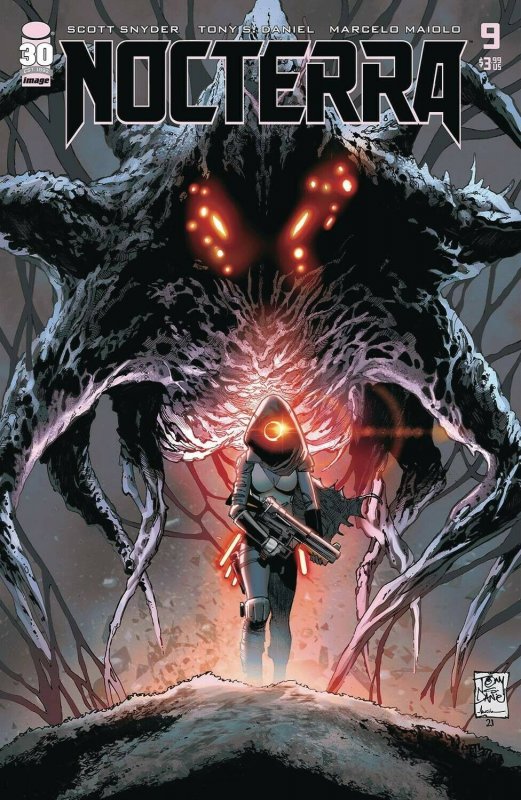 Nocterra #9 (Image Comics, 2022), raw, ungraded comic book — front cover
