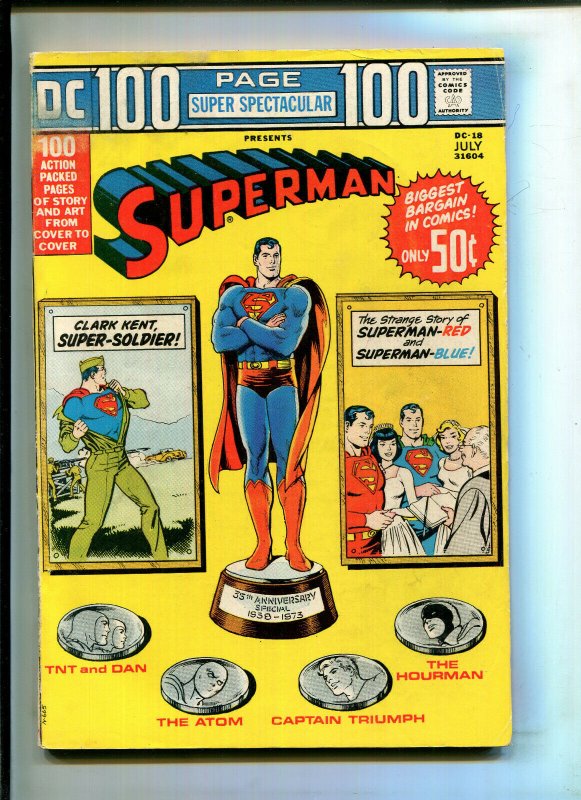 DC #100 (DC Comics, 1973), raw comic book in 5.0 condition — front cover