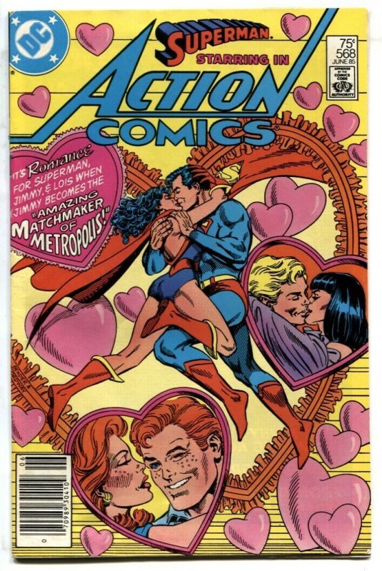 Action Comics #586 (DC Comics, 1985), raw, ungraded comic book — front cover