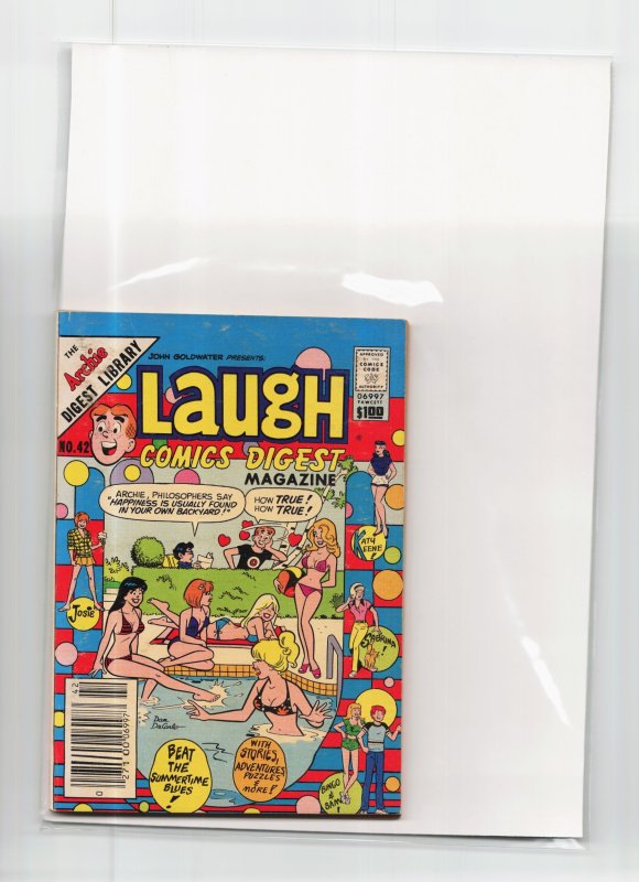 Laugh Digest Magazine #42, raw, ungraded comic book — front cover