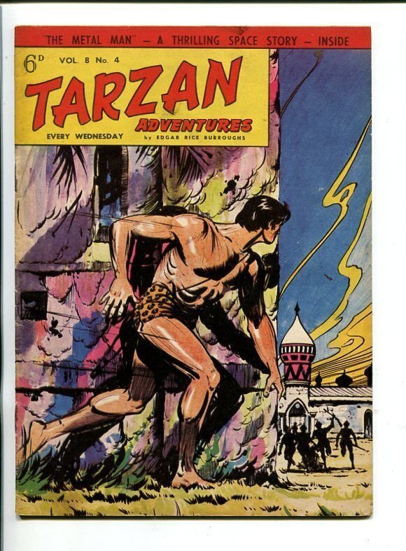 Tarzan Adventures--#--1958--COMIC Book--N/a--Vg, raw comic book in VG condition — front cover