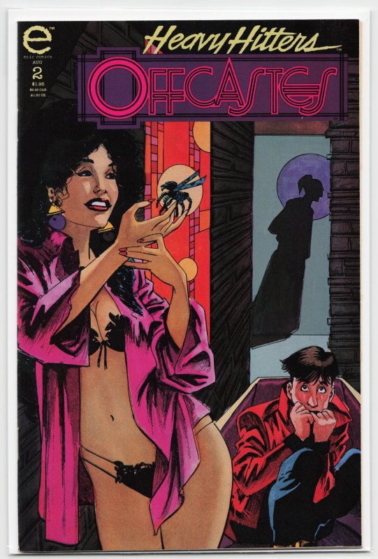 Offcastes #2 (1993), raw, ungraded comic book — front cover