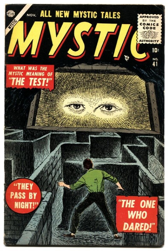 Mystic #41 (Atlas Comics, 1955), raw, ungraded comic book — front cover