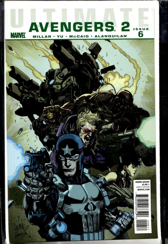 Ultimate Avengers #10 (2010), raw, ungraded comic book — front cover
