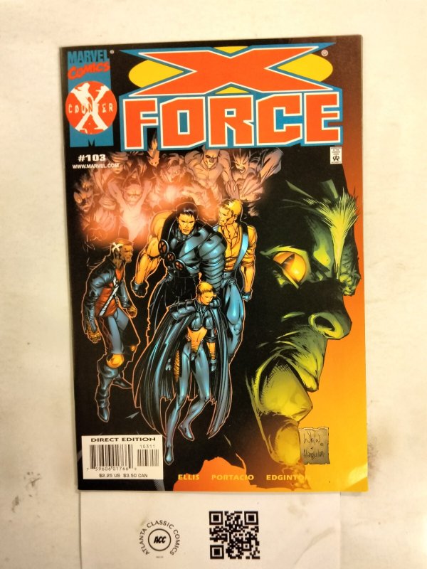 X-Force #103 (Marvel Comics), raw comic book in NM condition — front cover