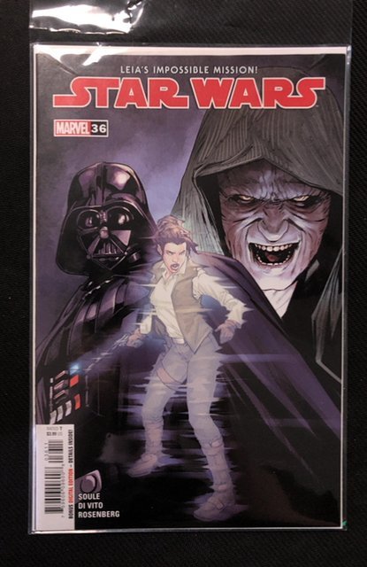 Star Wars #36 (Marvel Comics, 2023), raw, ungraded comic book — front cover
