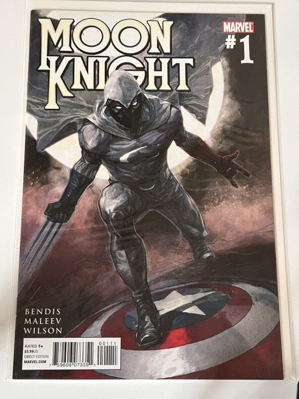 Moon Knight #1 (Marvel Comics, 2011), raw comic book in NM 9.4 condition — front cover