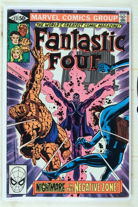 Fantastic Four #231 (Marvel Comics, 1981), raw comic book in VF- 7.5 condition — front cover