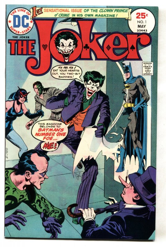 The Joker #1 (DC Comics, 1975), raw comic book in FN/VF condition — front cover