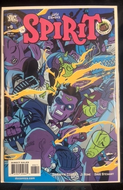 The Spirit #6 (2007), raw, ungraded comic book — front cover