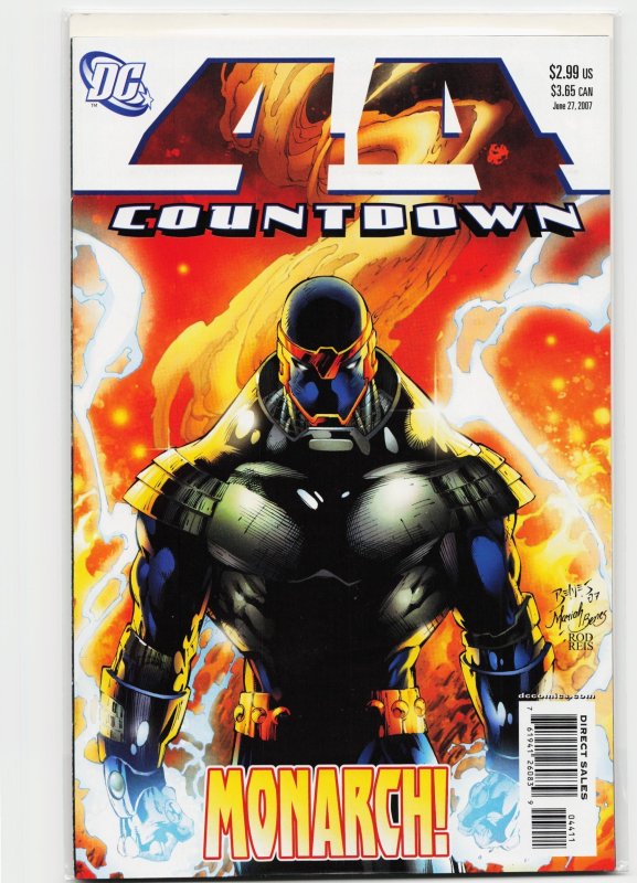 Countdown #44 (DC Comics, 2007), raw, ungraded comic book — front cover