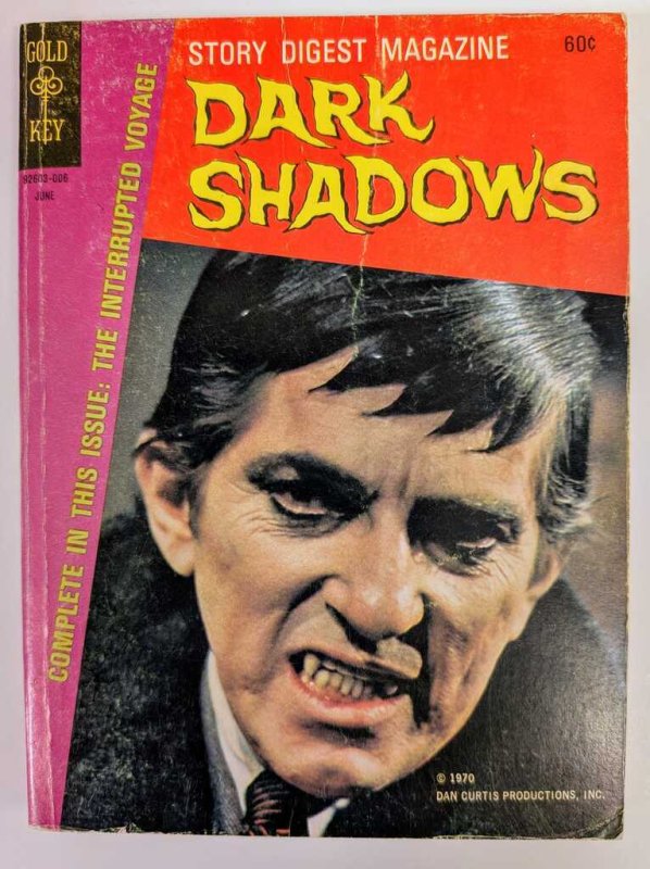 Dark Shadows: Story Digest Magazine (1970) (1970), raw, ungraded comic book — front cover