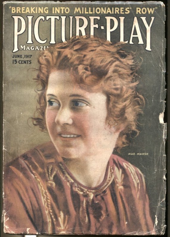 MAG: Picture-Play 6/1917-Mae Marsh-Mary Pickford-Bud Fisher-Mutt & Jeff, raw, ungraded comic book — front cover