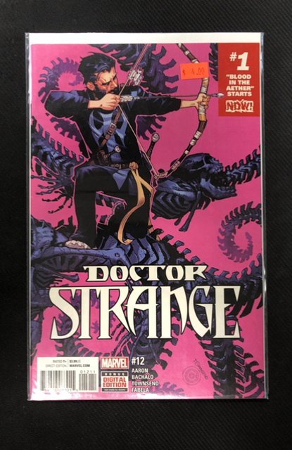 Doctor Strange #12 (Marvel Comics, 2016), raw, ungraded comic book — front cover