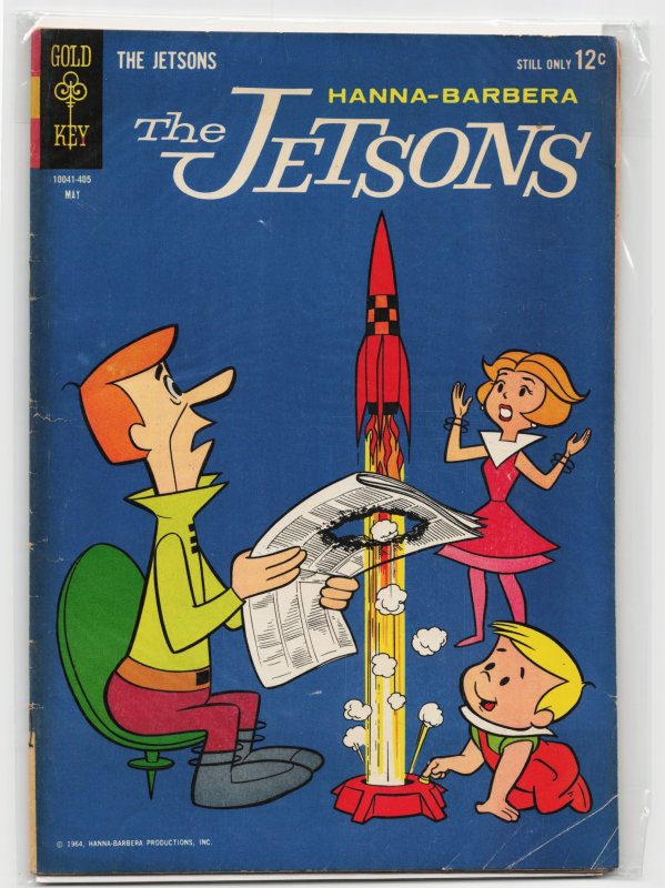 Jetsons #9 (Gold Key Comics, 1964), raw, ungraded comic book — front cover