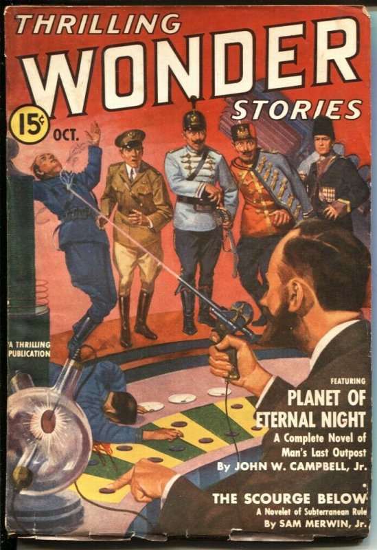 Thrilling Wonder Stories-Oct 1939-Henry Kuttner--John W Campbell Jr--Jack Bin... (1939), raw, ungraded comic book — front cover