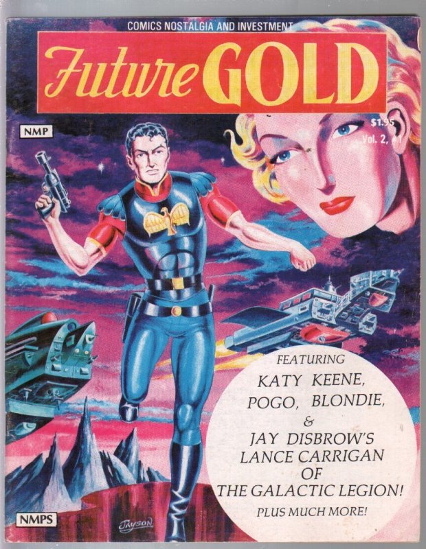 Future Gold Vol. 2 #1 (1981), raw comic book in FN condition — front cover