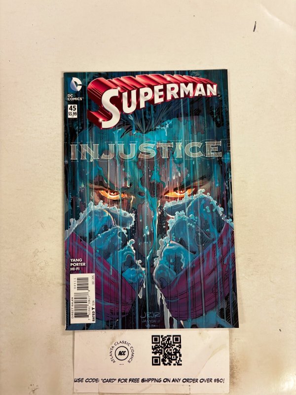 Superman #45 (DC Comics), raw comic book in NM condition — front cover