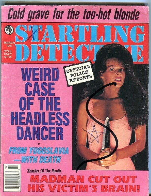 Mag: Startling Detective-03/91-Cold Grave-Headless Dancer-Victim's Brain-Gd/v..., raw comic book in GD condition — front cover