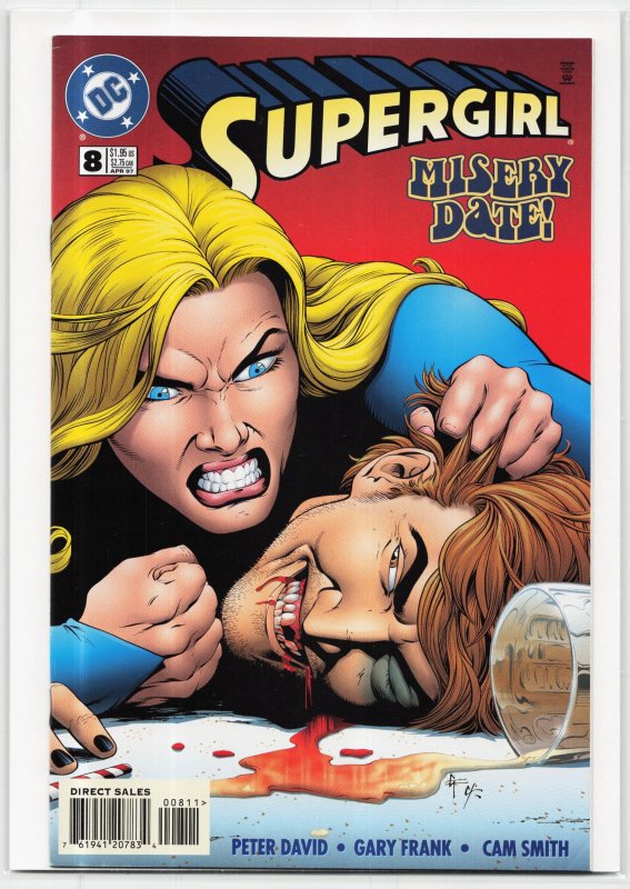 Supergirl #8 (DC Comics, 1997), raw, ungraded comic book — front cover