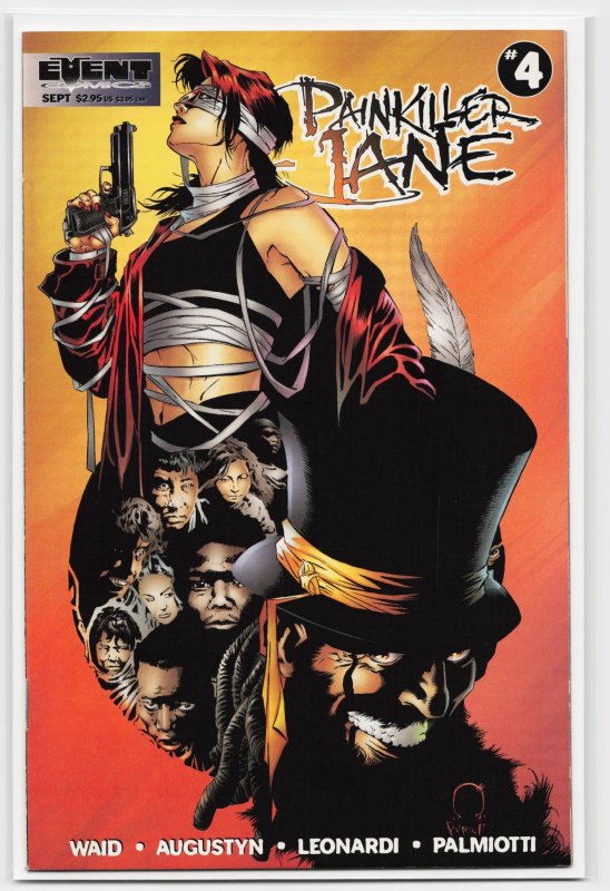 Painkiller Jane #4 (Event Comics, 1997), raw, ungraded comic book — front cover