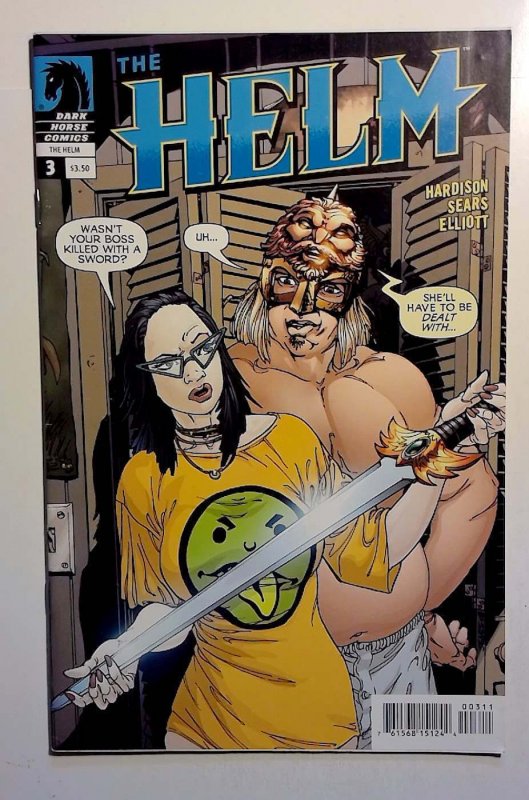 The Helm #3 (Dark Horse Comics, 2008), raw comic book in NM- condition — front cover