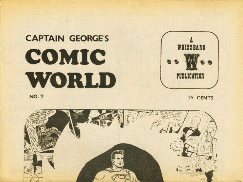 Captain Georges Comic World-Reprints #7, raw comic book in FN condition — front cover