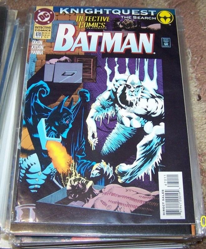 Detective Comics #670 (DC Comics, 1994), raw, ungraded comic book — front cover