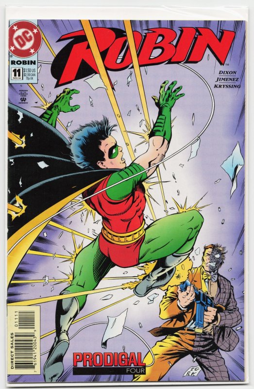 Robin #11 (DC Comics, 1994), raw, ungraded comic book — front cover