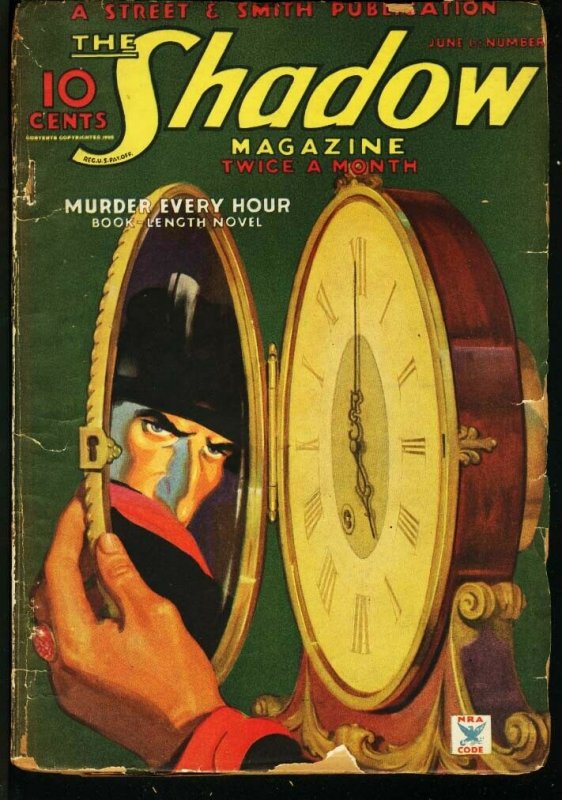 Shadow 1935 Jun 1-Street and Smith Hero Pulp-Rare VG (Street & Smith, 1935), raw comic book in VG condition — front cover