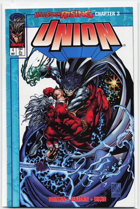 Union #4 (1995), raw, ungraded comic book — front cover