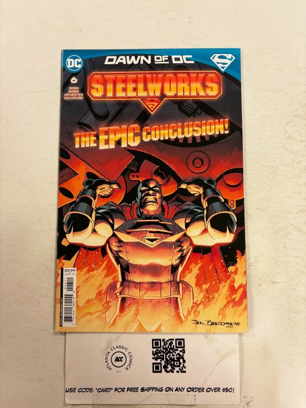Steelworks #6 (DC Comics), raw comic book in NM condition — front cover