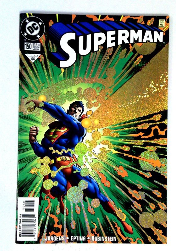 Superman #150 (DC Comics, 1999), raw comic book in NM- condition — front cover