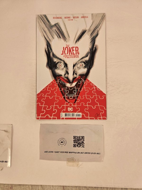 Joker a Puzzlebox #1 (DC Comics), raw comic book in NM condition — front cover