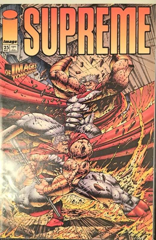 Supreme #25 (Image Comics), raw, ungraded comic book — front cover
