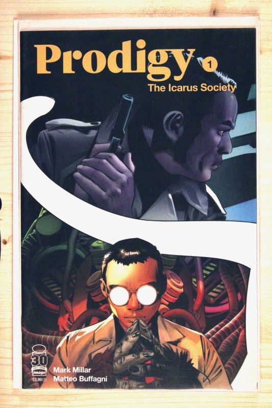 Prodigy: The Icarus Society #1 (2022), raw comic book in NM+ 9.6 condition — front cover