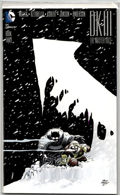 Dark Knight III: The Master Race #3 (DC Comics, 2016), raw, ungraded comic book — front cover