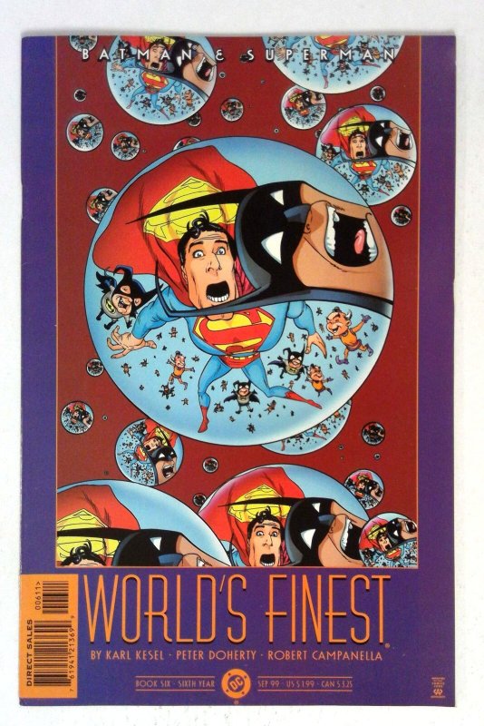 Batman and Superman World's Finest #6 (DC Comics, 1999), raw, ungraded comic book — front cover