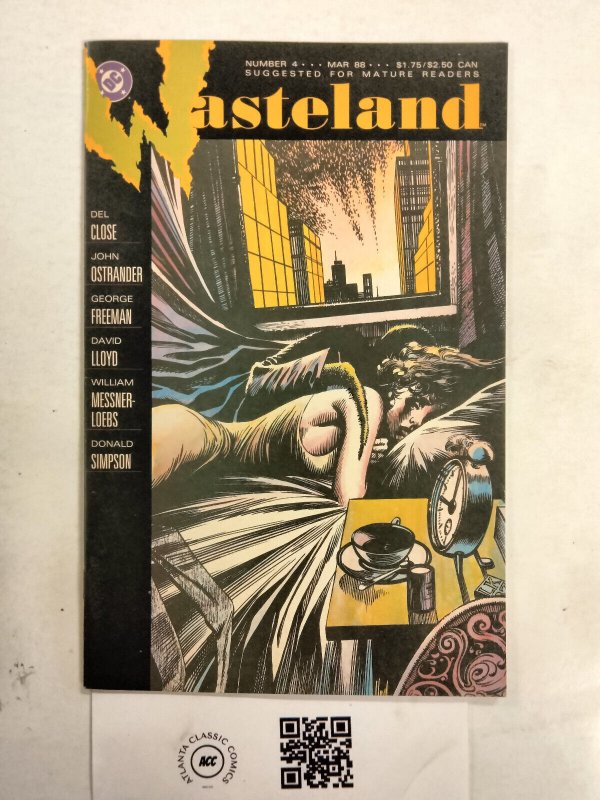 Wasteland #4 (DC Comics), raw comic book in NM condition — front cover