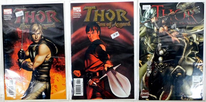 Thor Lot of 3 #Son of Asgard 2, 4, for Asgard 2004 Marvel 1st Print Comic Books (Marvel Comics, 2004), raw, ungraded comic book — front cover
